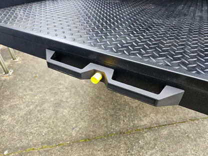 Plateau coulissant RUUUD pour Ford Ranger/Raptor 2023+, sans perçage, robuste et facile à installer pour véhicule tout-terrain.