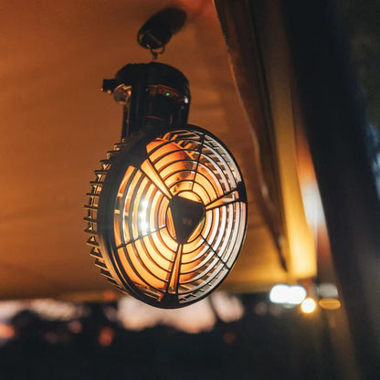 Ventilateur et lampe LED 2 en 1 rechargeable DARCHE