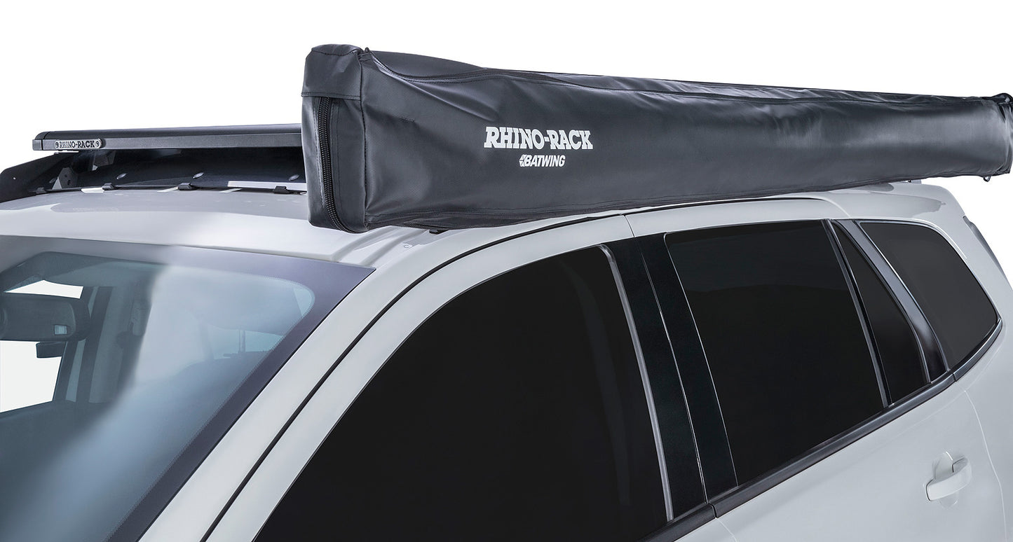 Housse pour auvent Batwing gauche RHINO-RACK, accessoire de protection en tissu pour équipement de véhicule tout-terrain.