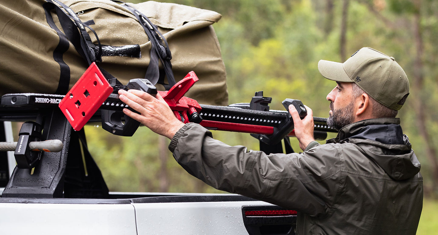 Kit installation rapide Rhinorack Stow-iT - pour Galerie/barre sur Xperts4x4 Accessoires 4x4 Off-Road