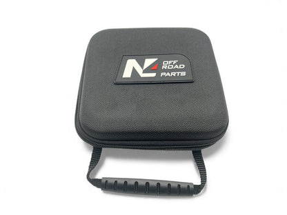 Anneau de treuillage alu 13.5T Ø148mm rouge avec etui N4-Offroad sur Xperts4x4 Accessoires 4x4 Off-Road