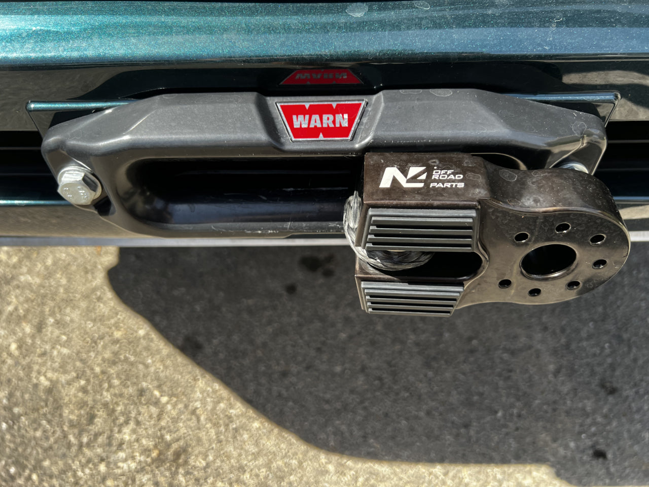 Arrêt de corde 10T alu noir pour manille rigide N4-Offroad sur Xperts4x4 Accessoires 4x4 Off-Road