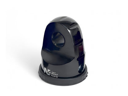 Arrêt de corde 8T en aluminium anodisé noir pour fixation manille N4-Offroad sur Xperts4x4 Accessoires 4x4 Off-Road