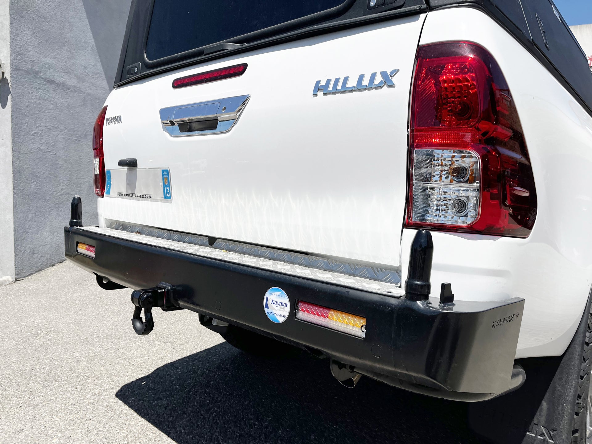 Barre attelage remorquage 50mm acier avec manille de traction 4.7T N4-Offroad sur Xperts4x4 Accessoires 4x4 Off-Road