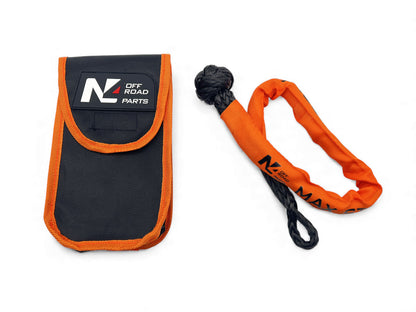 Manille souple textile fusible 7T avec sacoche N4-Offroad sur Xperts4x4 Accessoires 4x4 Off-Road