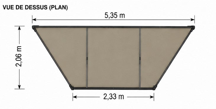 Auvent 180° Autoportant SNUG MALAGA - Équipement Raid 4x4 sur Xperts4x4 Accessoires 4x4 Off-Road