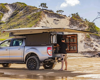 Auvent 270° Alu-Cab - 2,6m  Autoportant & Résistant sur Xperts4x4 Accessoires 4x4 Off-Road