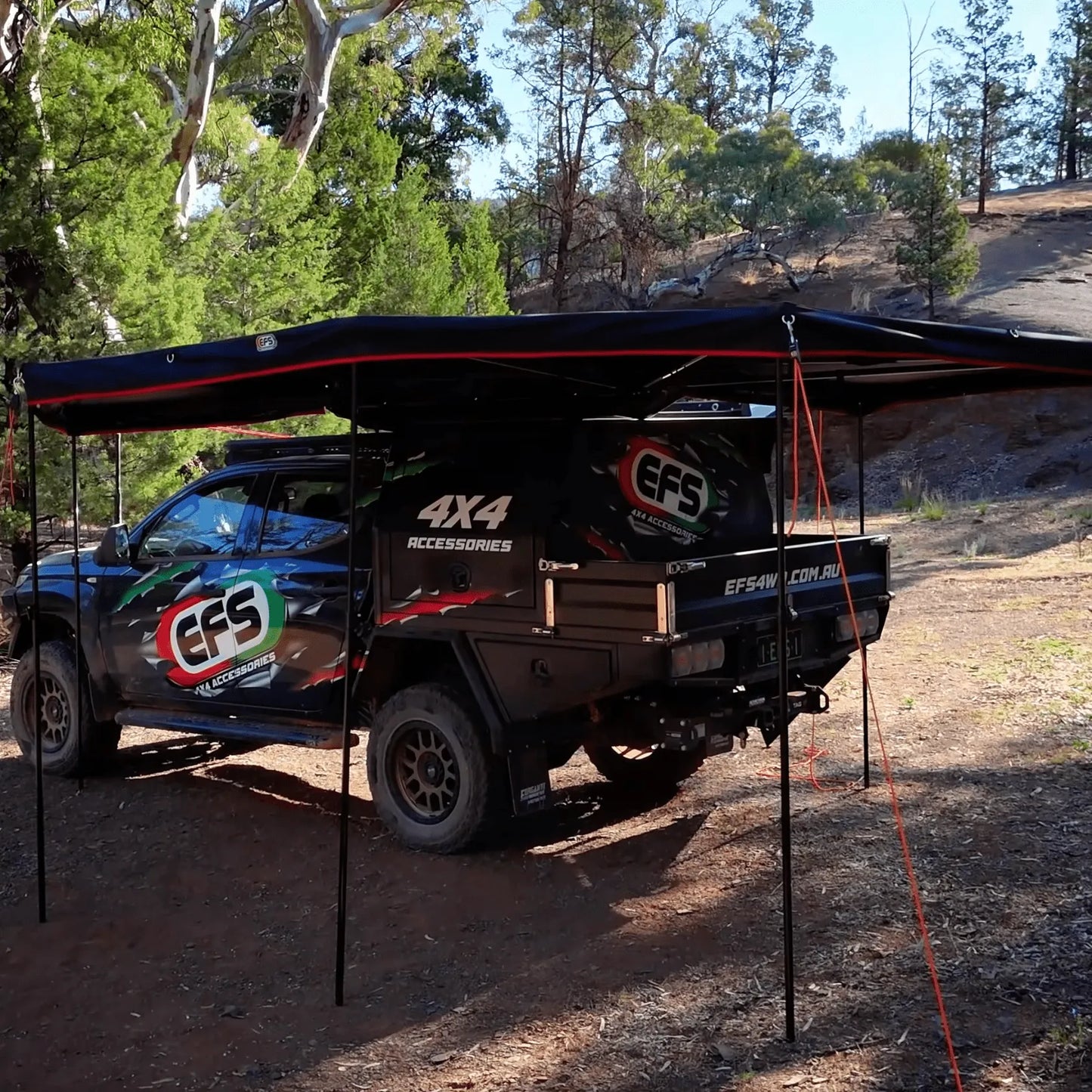 Auvent 270° XL Autoportant - YA'MATE EFS - Auvent Circulaire sur Xperts4x4 Accessoires 4x4 Off-Road