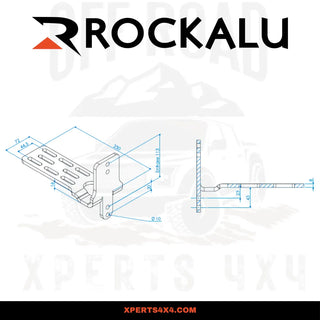 Auvent 270° XL - Rockalu 450 Autoportant (GEN 2) avec LED  DROITE sur Xperts4x4 Accessoires 4x4 Off-Road