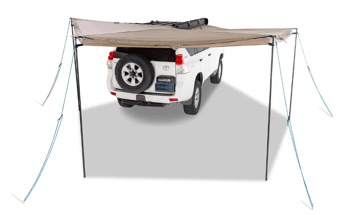 Auvent circulaire 270° RHINORACK Batwing 2.5m (Côté Droite) - avec fixations STOW IT sur Xperts4x4 Accessoires 4x4 Off-Road