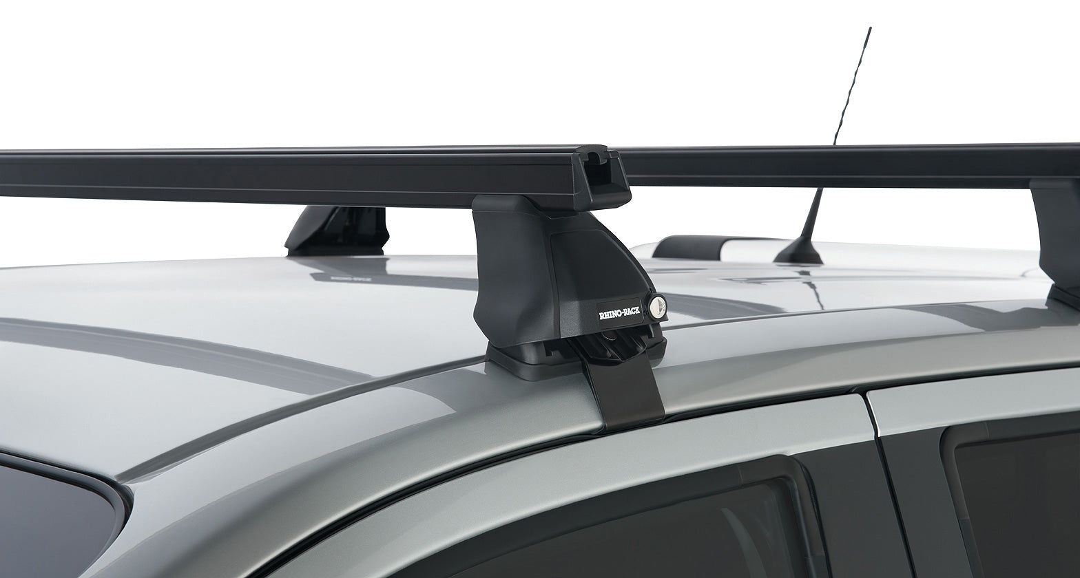 Kit 2 barres de toit Heavy Duty noire 1250mm série 2500 Nissan Navara NP300 2015-2021 - RHINO-RACK sur Xperts4x4 Accessoires 4x4 Off-Road