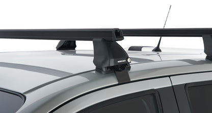 Kit 2 barres de toit Heavy Duty noire 1250mm série 2500 Nissan Navara NP300 2015-2021 - RHINO-RACK sur Xperts4x4 Accessoires 4x4 Off-Road