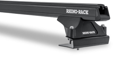 Kit 2 barres de toit noire Heavy Duty 1800mm avec pieds RLTP Ford Transit 2014+ - RHINO-RACK sur Xperts4x4 Accessoires 4x4 Off-Road