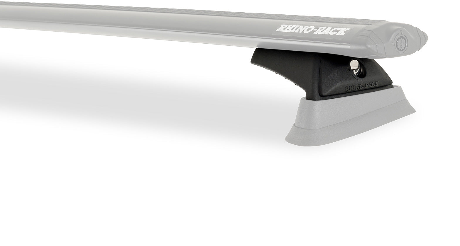 Kit de 2 barres de toit RHINO-RACK Sportz 1180mm pour Kia Sorento Gen3 2015-2020, fixations visibles sur le toit.