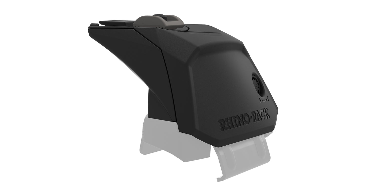 Kit de 2 barres de toit Rhino-Rack Sportz 1260mm pour Hyundai Tucson Gen4 NX4 2021+, vue des barres installées sur le véhicule.