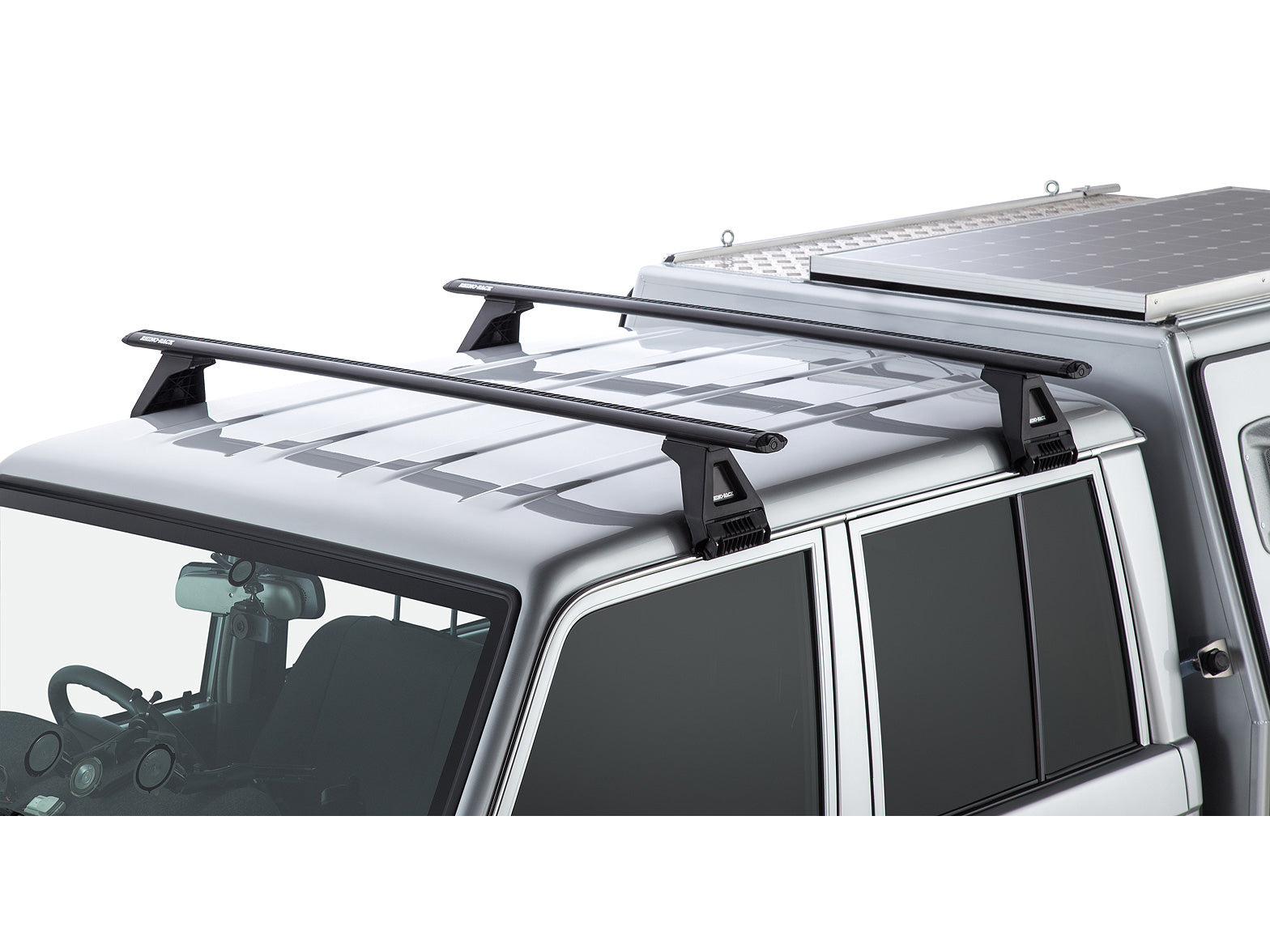 Kit 2 barres de toit Sportz 1500mm Toyota Land Cruiser HZJ79 GRJ79 double cab - RHINO-RACK sur Xperts4x4 Accessoires 4x4 Off-Road