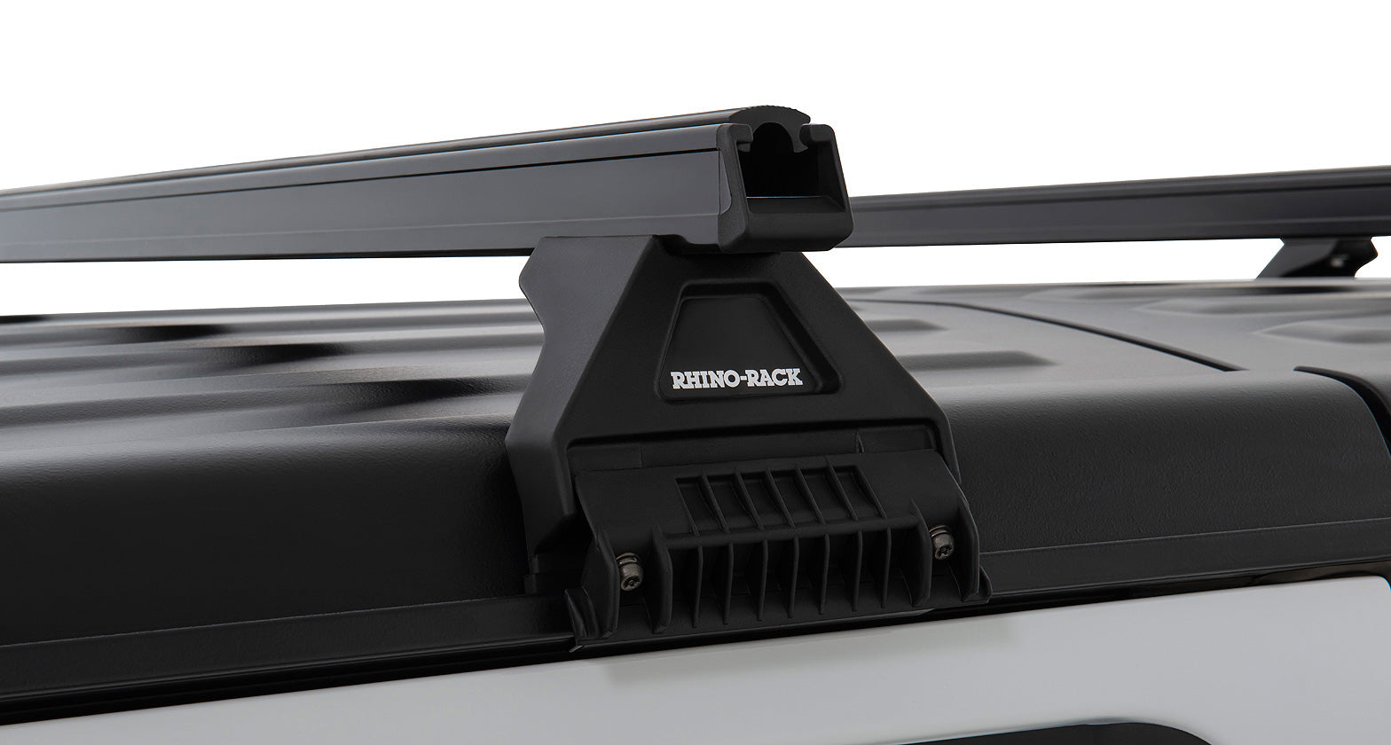 Kit 3 barres de toit noire Heavy Duty 1500mm avec pieds RL110 Jeep Wrangler JL 2019+ - RHINO-RACK sur Xperts4x4 Accessoires 4x4 Off-Road