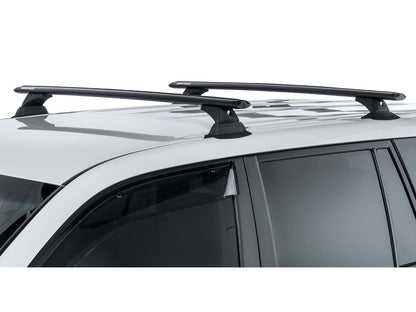 Kit 3 barres de toit Sportz de 1260mm pour Toyota Land Cruiser KDJ120, marque Rhino-Rack, fixation solide et robuste.