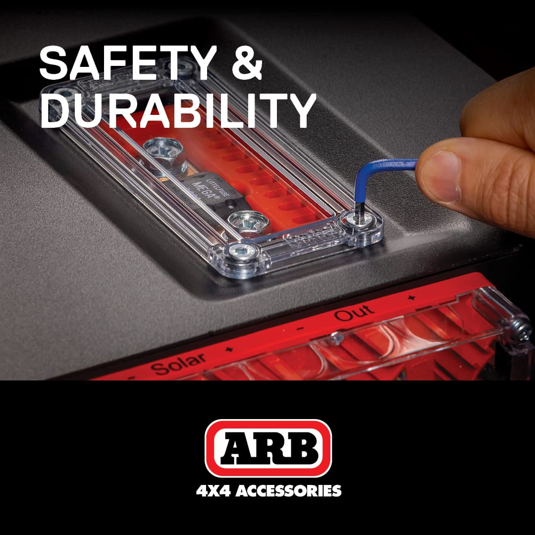 Batterie ARB Slimline 100Ah LiFePO4 avec chargeur DC-DC 40A sur Xperts4x4 Accessoires 4x4 Off-Road