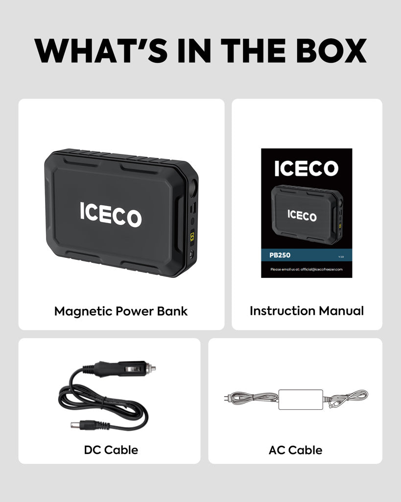 Batterie Portable ICECO Magnetic 250Wh | Spécial Frigo & Tech sur Xperts4x4 Accessoires 4x4 Off-Road