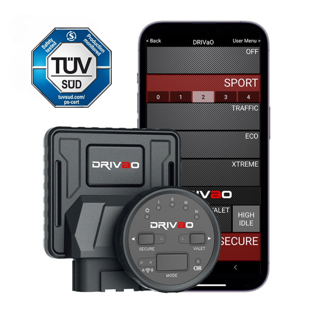 Boîtier de réactivité Moteur DRIVAO - Certifié TÜV & CE sur Xperts4x4 Accessoires 4x4 Off-Road