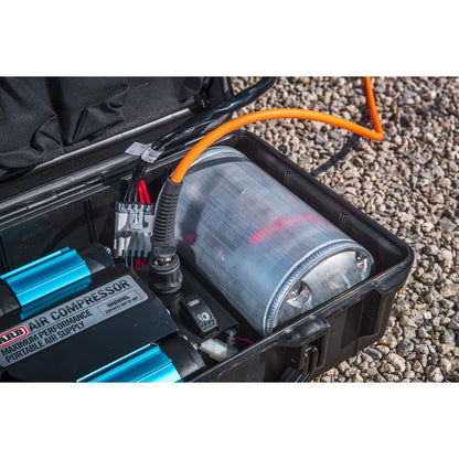 Compresseur double ARB 12/24V malette 174L/min avec reserve sur Xperts4x4 Accessoires 4x4 Off-Road