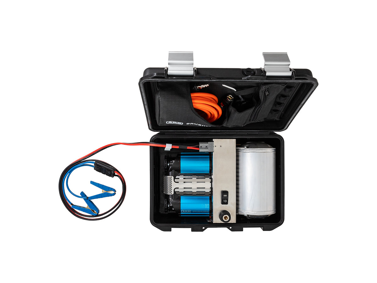 Compresseur Portable Bicylindre 12V ARB Brushless 260L/min - 4x4 (avec Malette) sur Xperts4x4 Accessoires 4x4 Off-Road