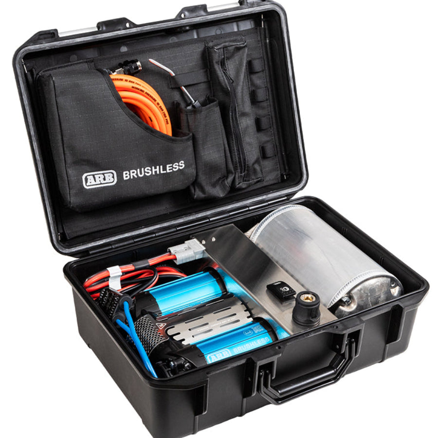 Compresseur Portable Bicylindre 12V ARB Brushless 260L/min - 4x4 (avec Malette) sur Xperts4x4 Accessoires 4x4 Off-Road