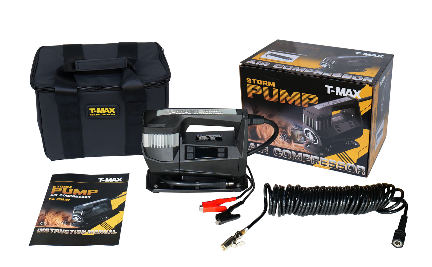 Compresseur T-MAX Storm Pump 150 PSI - L'indispensable du 4x4 sur Xperts4x4 Accessoires 4x4 Off-Road