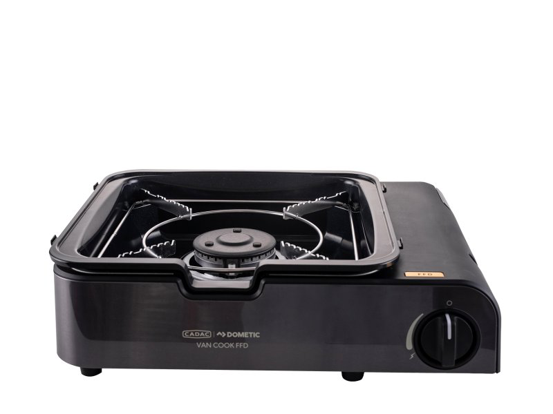 Barbecue à gaz compact avec plaque Cadac Van Cook FFD BBQ Plate sur Xperts4x4 Accessoires 4x4 Off-Road