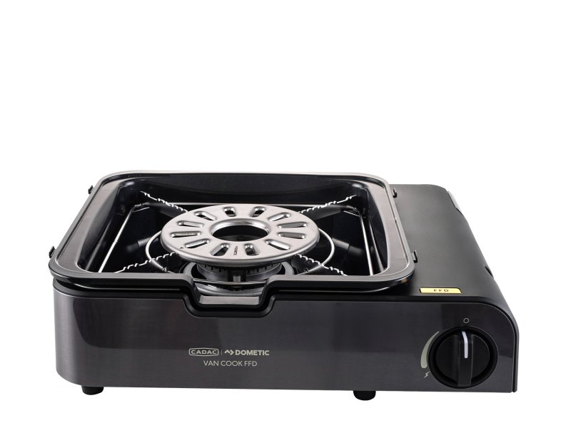 Barbecue à gaz compact avec plaque Cadac Van Cook FFD BBQ Plate sur Xperts4x4 Accessoires 4x4 Off-Road