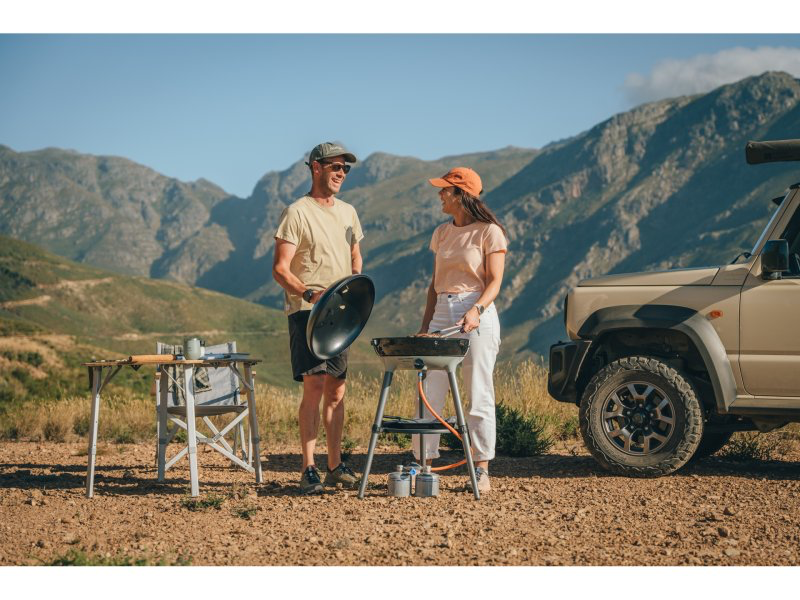 Barbecue gaz Cadac Carri Chef 50 BBQ 2 Plancha sur Xperts4x4 Accessoires 4x4 Off-Road