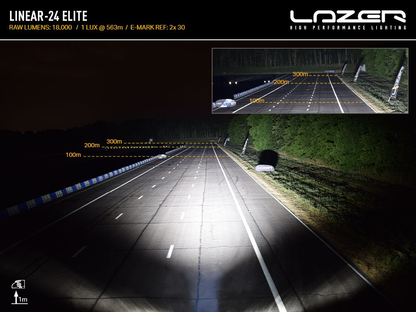 Barre de LED LAZER LAMPS Linear-24 Elite sur Xperts4x4 Accessoires 4x4 Off-Road