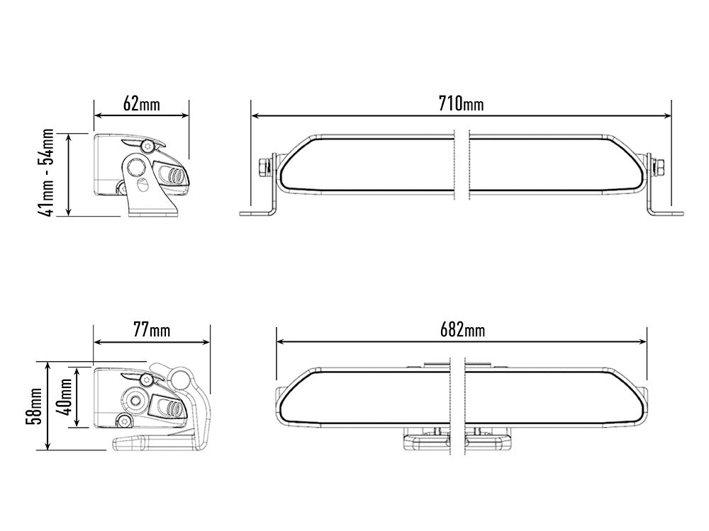 Barre de LED LAZER LAMPS Linear-24 Elite sur Xperts4x4 Accessoires 4x4 Off-Road