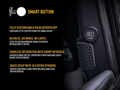 Bouton Lazer Lamps CANNY Smart Button - Controle Sans Fil sur Xperts4x4 Accessoires 4x4 Off-Road