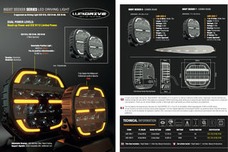Feu de Conduite LED Lumidrive Night Seeker 9 - Puissance Pure sur Xperts4x4 Accessoires 4x4 Off-Road