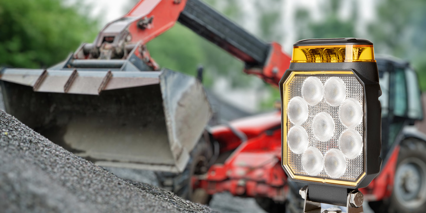 Feu de travail LUMIDRIVE WORK LIGHT FLASH 4 Modes Étanche sur Xperts4x4 Accessoires 4x4 Off-Road