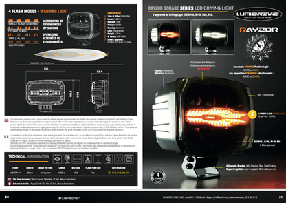 Feux de Position LUMIDRIVE Rayzor S1 - Puissance & Style sur Xperts4x4 Accessoires 4x4 Off-Road