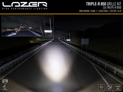 Kit Calandre Lazer Triple-R 850 LED Ford Ranger RAPTOR 2023+ sur Xperts4x4 Accessoires 4x4 Off-Road