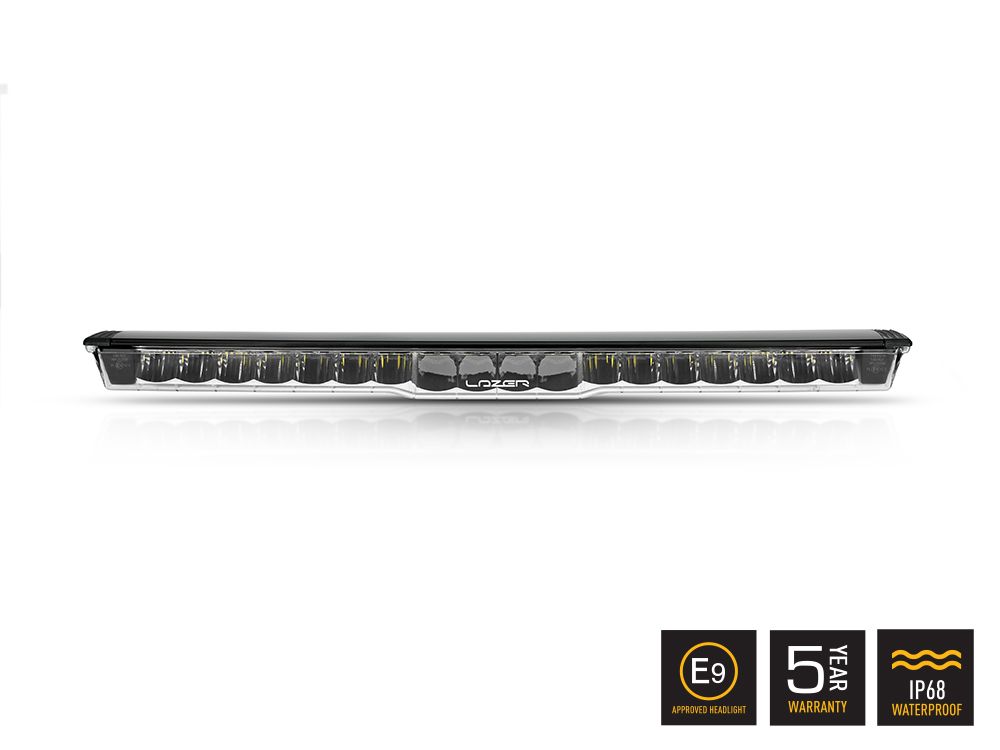 Éclairage LED LAZER LAMPS Glide Support Latéral, barre LED longue portée 11500 lm pour véhicule tout-terrain.