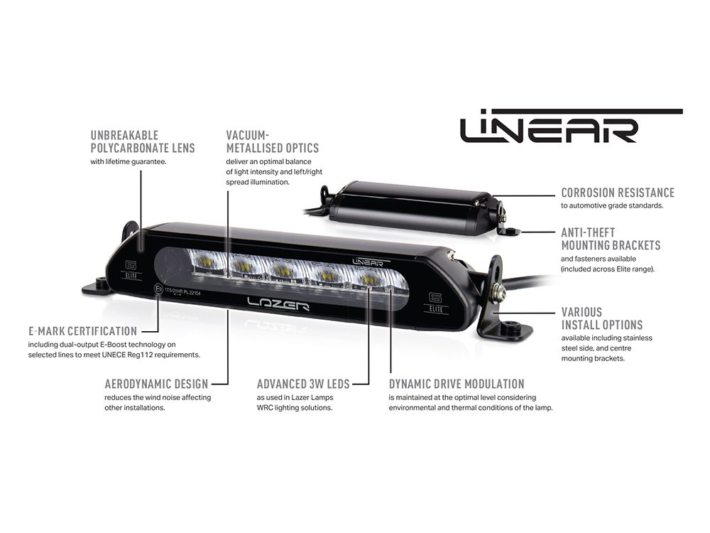 LAZER LAMPS Linear-36 Elite — Barre LED 29700 lm sur Xperts4x4 Accessoires 4x4 Off-Road