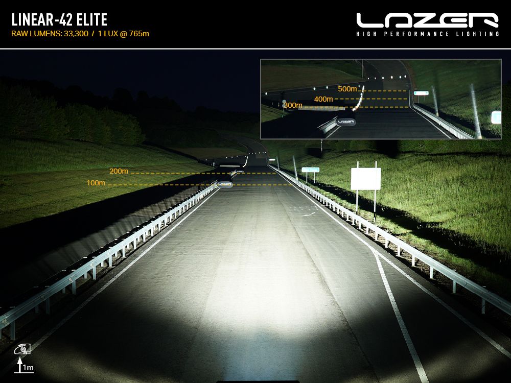 LAZER LAMPS Linear-42 Elite — Barre LED 33300 lm sur Xperts4x4 Accessoires 4x4 Off-Road