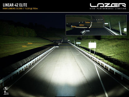 LAZER LAMPS Linear-42 Elite — Barre LED 33300 lm sur Xperts4x4 Accessoires 4x4 Off-Road