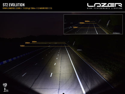 LAZER LAMPS ST2 Évolution — Barre LED Slim 2068 lm sur Xperts4x4 Accessoires 4x4 Off-Road