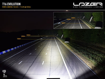 LAZER LAMPS T16 Évolution — Barre LED Slim 16544 lm sur Xperts4x4 Accessoires 4x4 Off-Road