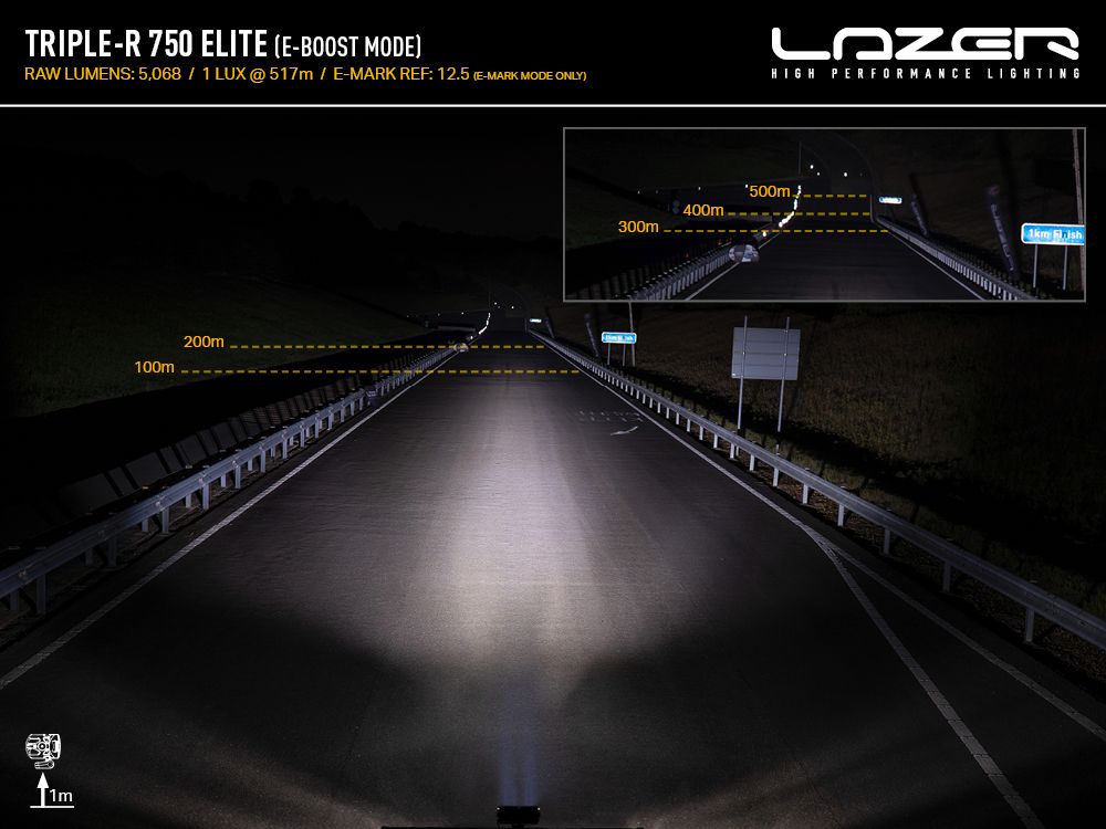 LAZER LAMPS Triple-R 750 Elite — Phare Rond LED 5068 lm sur Xperts4x4 Accessoires 4x4 Off-Road