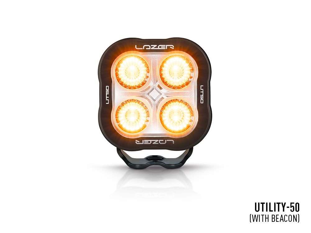LAZER LAMPS Utility-50 Balise — Phare de Travail LED 5000 lm sur Xperts4x4 Accessoires 4x4 Off-Road