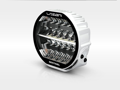 Longue portée LED LAZER LAMPS Sentinel 9 Highline PL2 Blanc avec fonction Gyrophare sur Xperts4x4 Accessoires 4x4 Off-Road