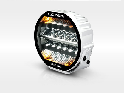Longue portée LED LAZER LAMPS Sentinel 9 Highline PL2 Blanc avec fonction Gyrophare sur Xperts4x4 Accessoires 4x4 Off-Road