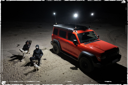 OuTask Lampe Télescopique LED Outdoor 720° - Jaune Désert sur Xperts4x4 Accessoires 4x4 Off-Road